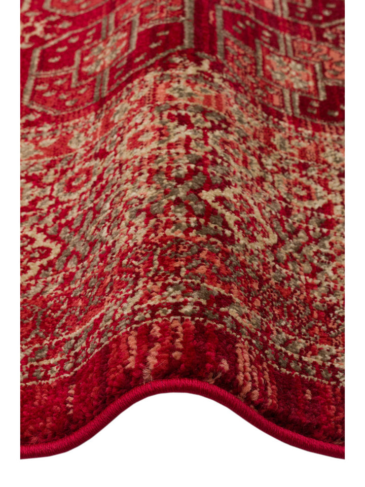 Altay Series Warm Color Tone Authentic Living Room Kitchen Bedroom Entrance Hallway Carpet 03RED