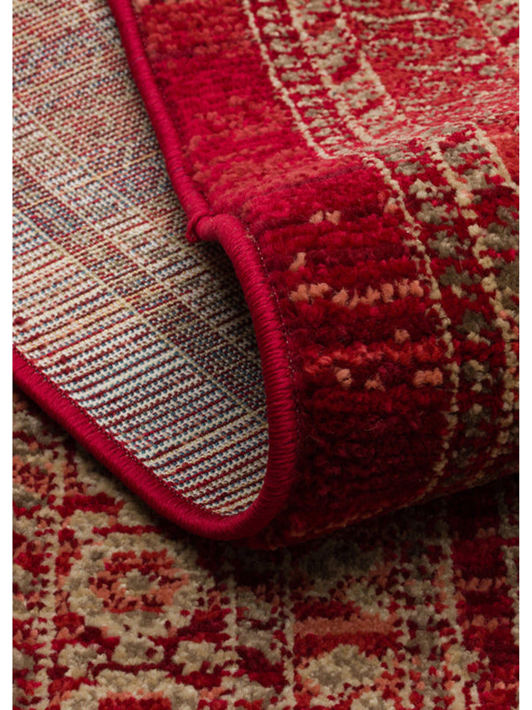 Altay Series Warm Color Tone Authentic Living Room Kitchen Bedroom Entrance Hallway Carpet 03RED