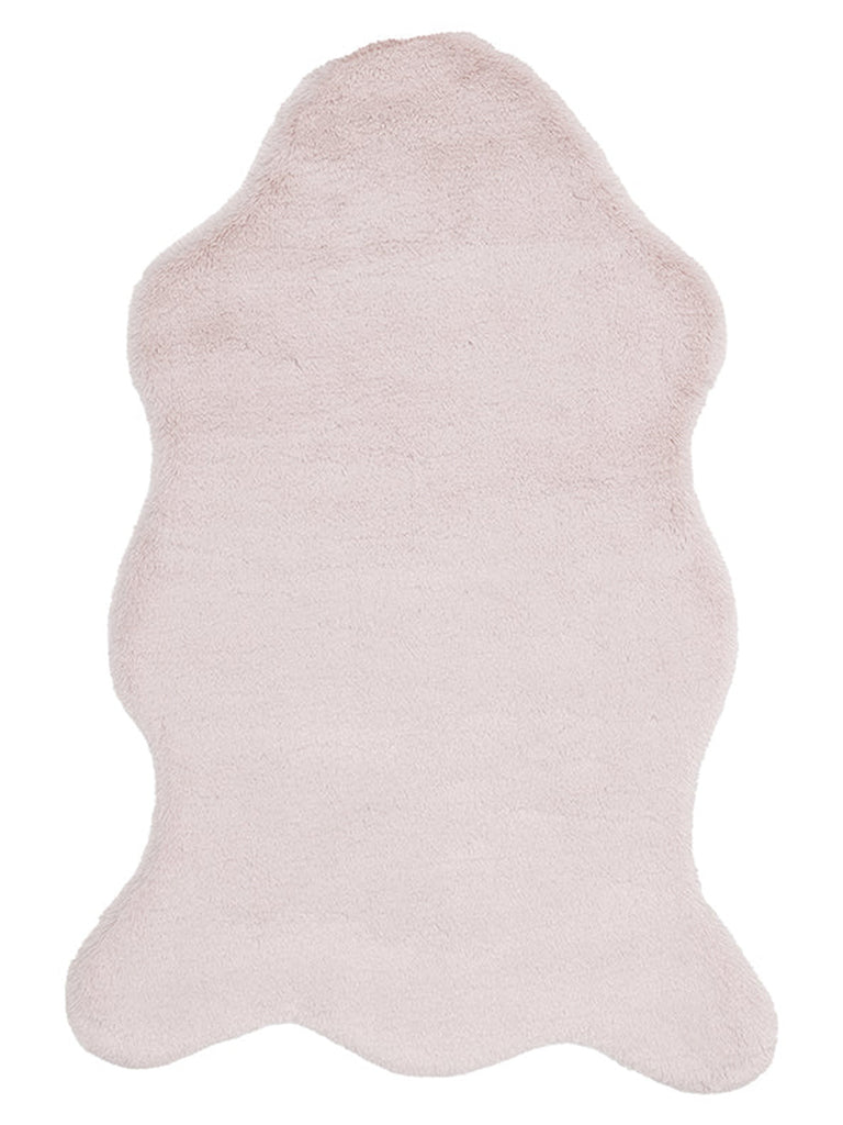 Bunny New Yumuşak Dokulu Uzun Tüylü Yıkanabilir Tavşan Postu POWDER SINGLE N
