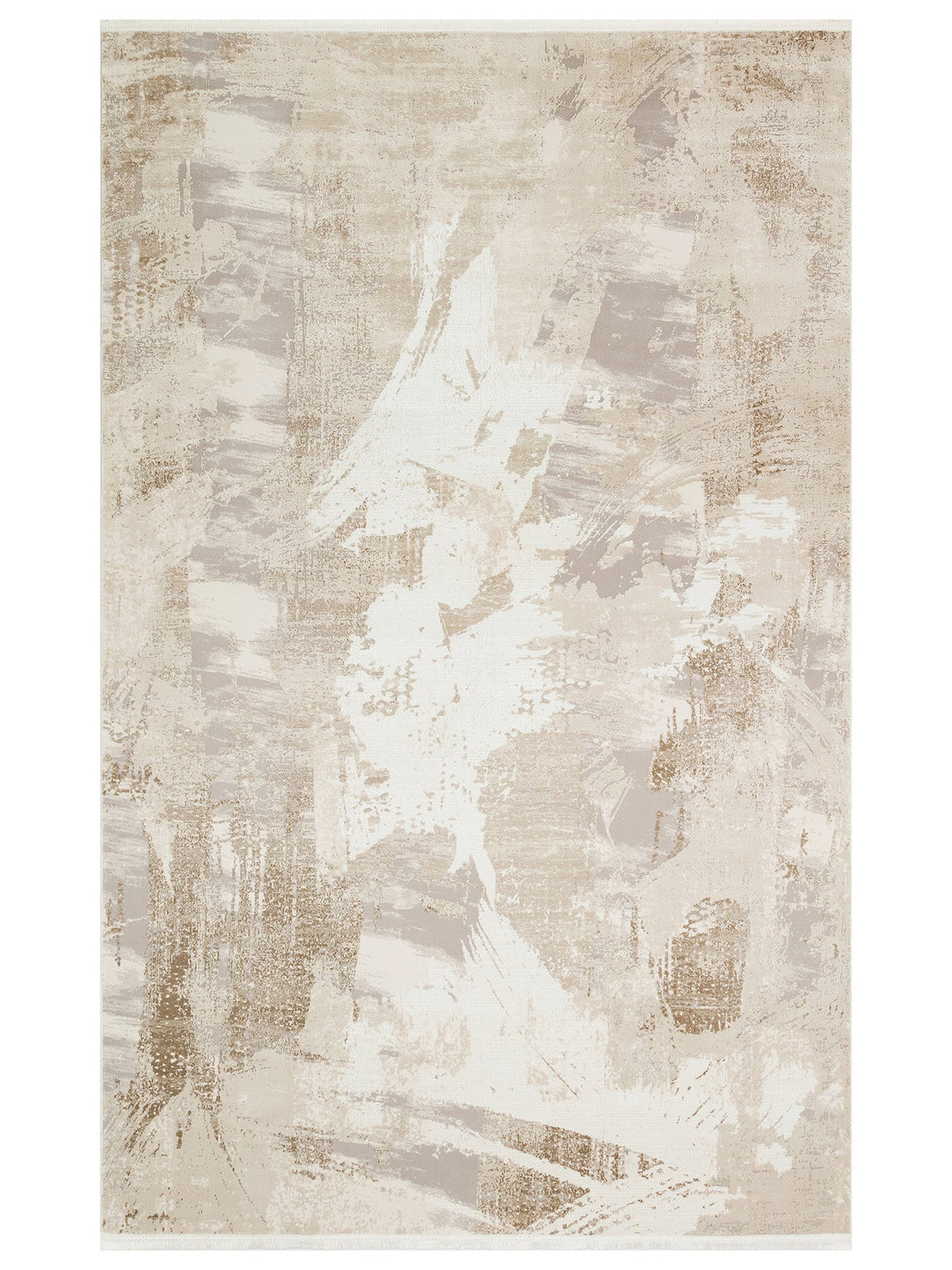 Cairo Serisi Extra Yumuşak Dokulu Sık Dokuma Modern Desenlere Sahip Şık Salon Halısı 06 BEIGE GREY - Carpetdocia