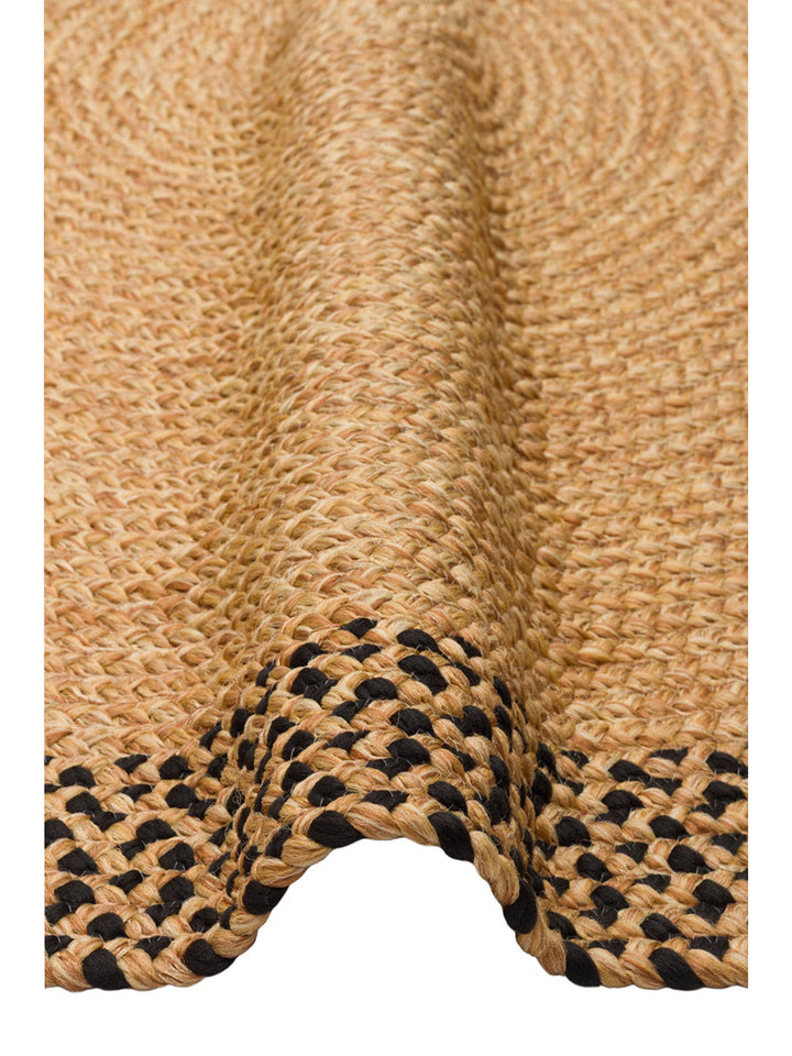 Cancun Jute Cotton Blend Living Room Hallway Kitchen Cotton Straw Knitted Rug 19NATBQ