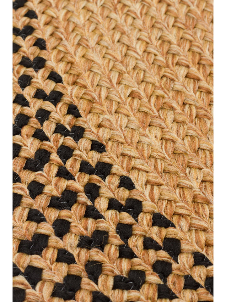 Cancun Jute Cotton Blend Living Room Hallway Kitchen Cotton Straw Knitted Rug 19NATBQ