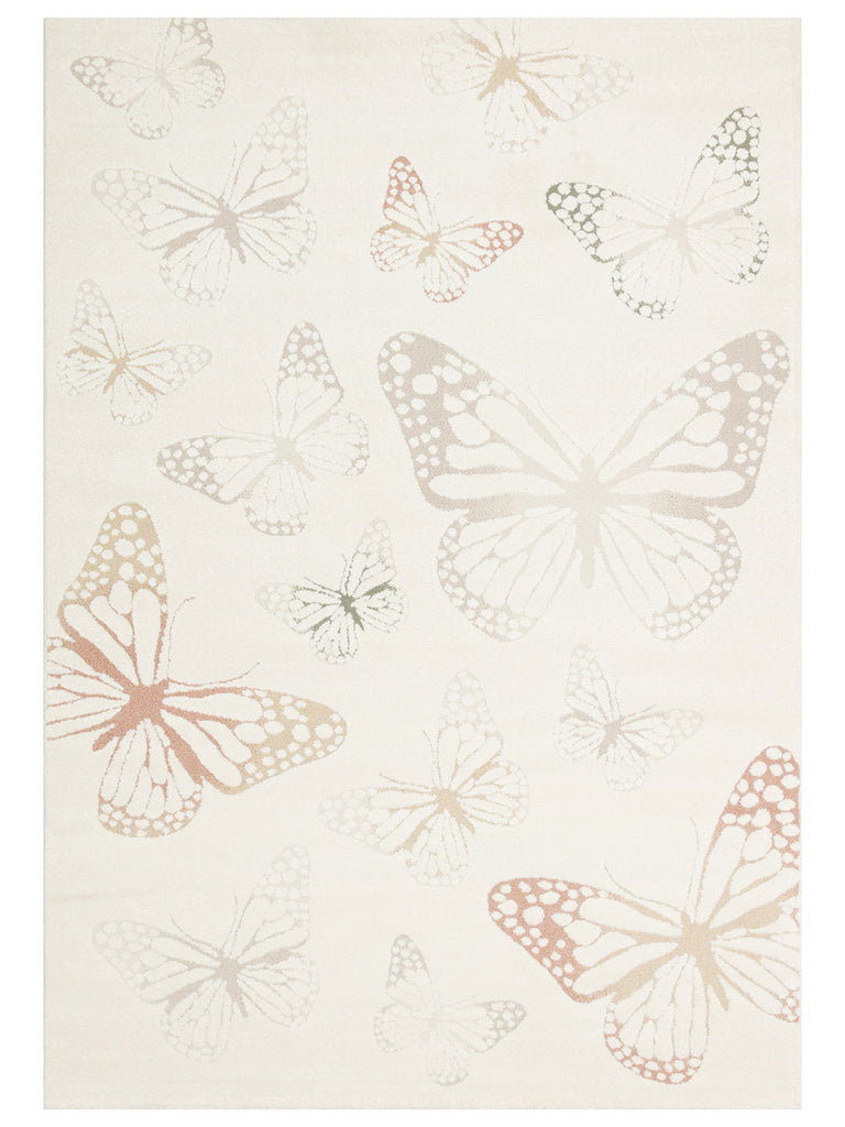 Carpetdocia Kids Pastel Renkli Hav ve Toz Vermeyen Çocuk Halısı 03 CREAM MULTY