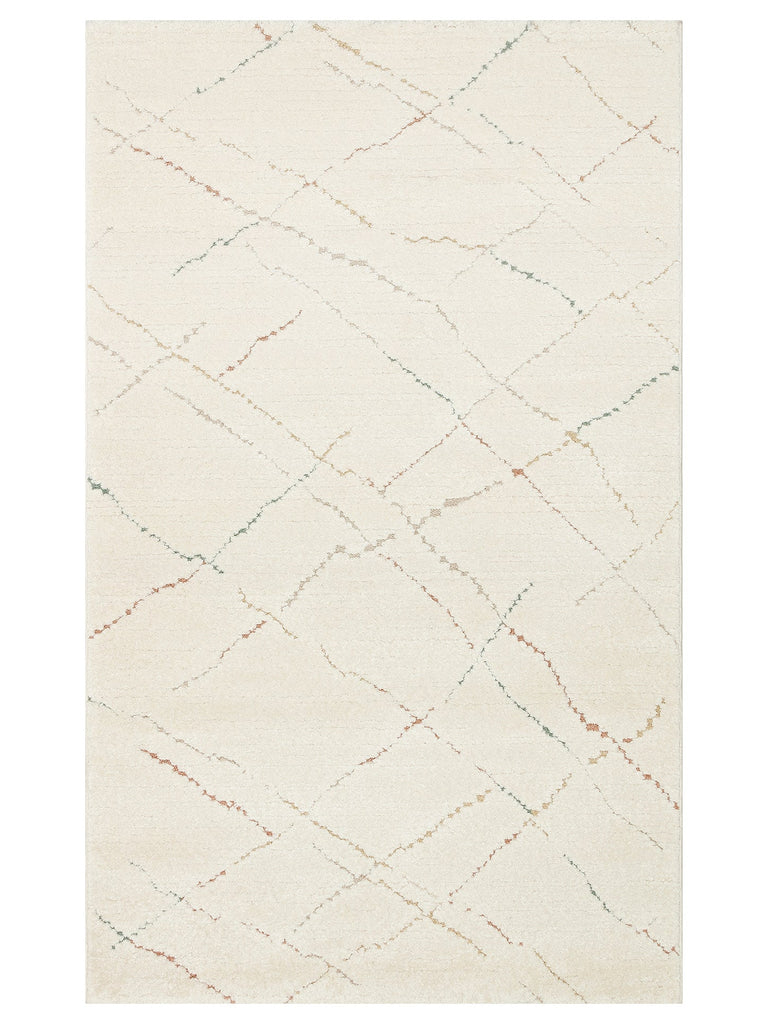 Carpetdocia Kids Pastel Renkli Hav ve Toz Vermeyen Çocuk Halısı 05 CREAM MULTY