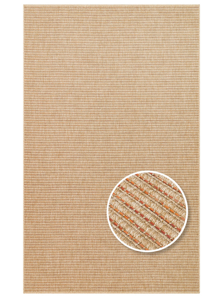 Dream İç ve Dış Mekan Kullanımına Uygun Kolay Temizlenebilir Sisal Görünümlü Halı 01 NATURAL TERRAXW
