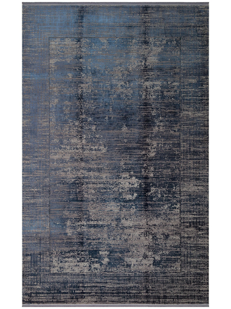 Elegant Dyed Özel Işıltılı Yüksek Kaliteli Sık Dokuma Salon Oturma Odası Koridor Modern Halı 02 NAVY