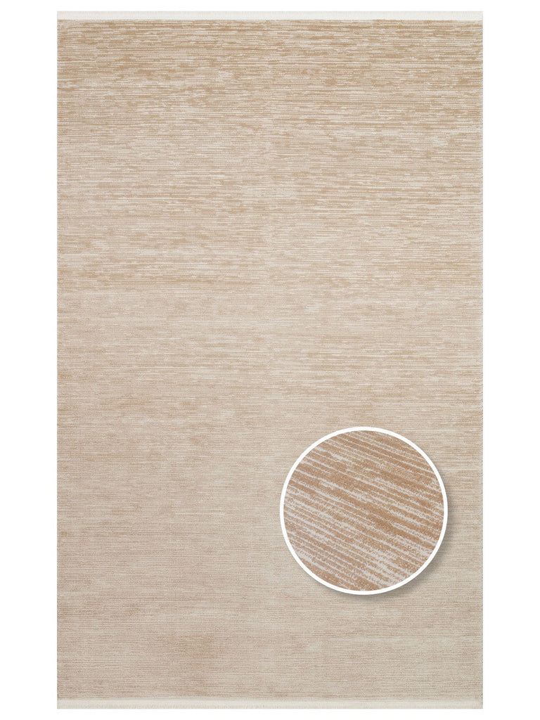 Fade Serisi Sade Desenli Oturma Odası Salon Koridor Antre Yatak Odası Modern Halı PLAIN BEIGE