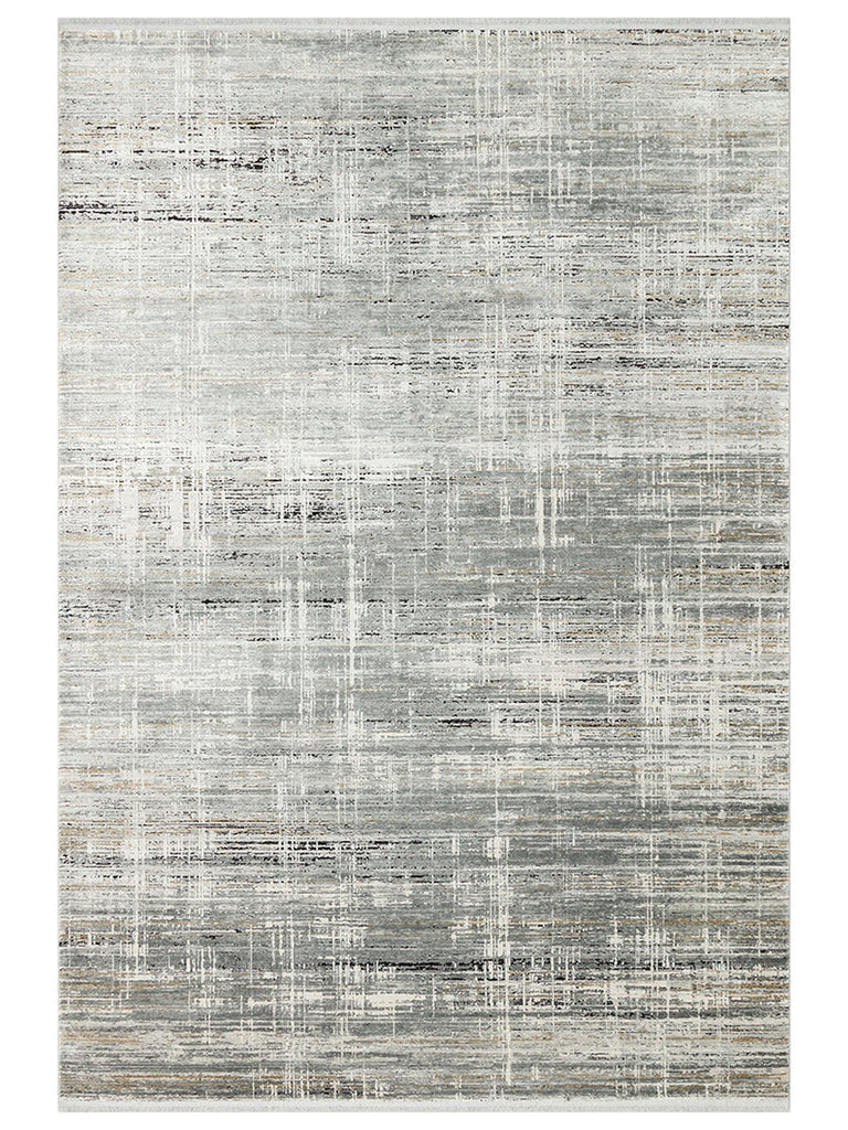 Lucia Serisi Modern Parlak Salon Oturma Odası Yatak Odası Antre Halı GREY