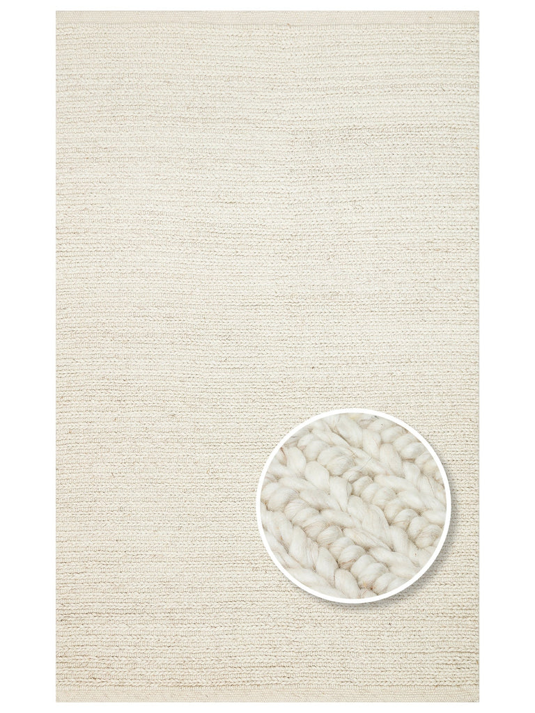 Woolstar %100 Naturel Kazak Desenli Salon Oturma Odası Koridor Antre El Dokuma Örgü Halı 07 L.BEIGE