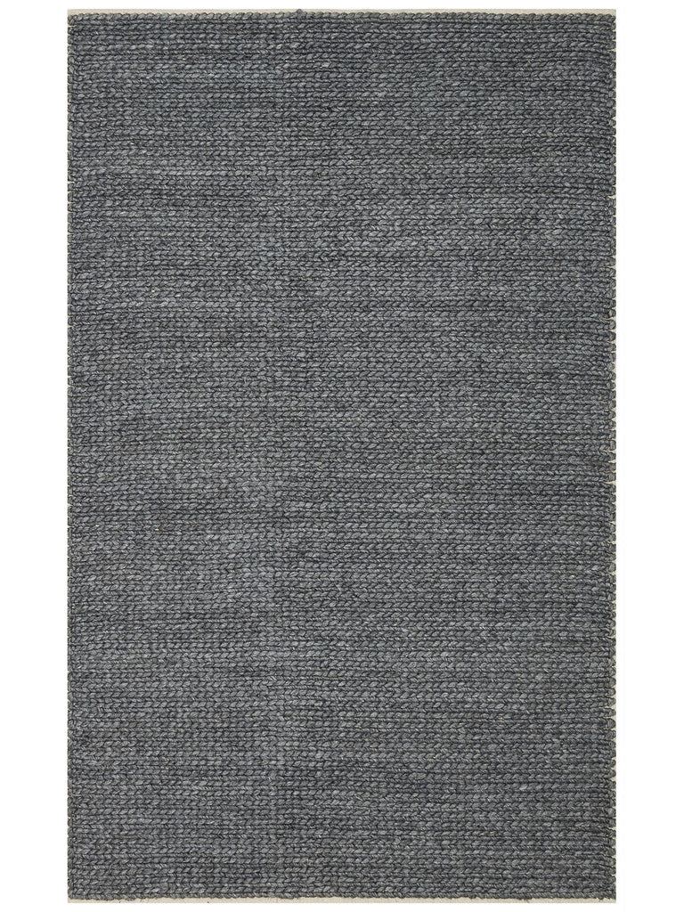 Woolstar %100 Naturel Kazak Desenli Salon Oturma Odası Koridor Antre El Dokuma Örgü Halı ANTRASIT