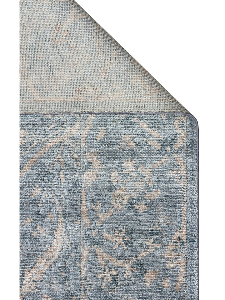 Çırağan %100 Naturel Özel Işıltılı El Emeği ile Özel Tezgahlarda Üretilen TENCEL™ Uşak Halısı 07SVZ - Carpetdocia