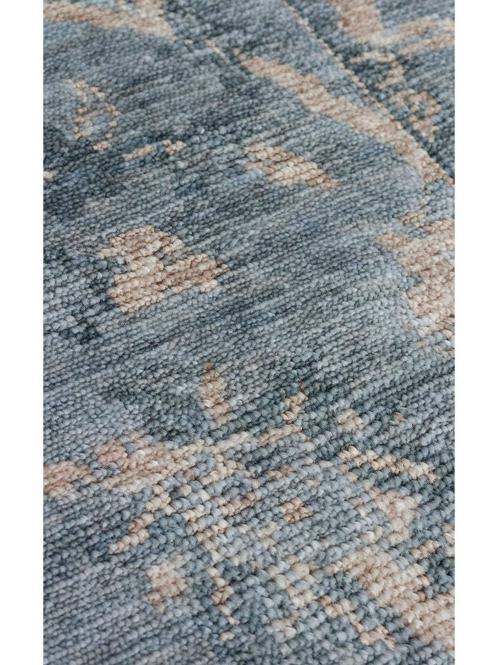 Çırağan %100 Naturel Özel Işıltılı El Emeği ile Özel Tezgahlarda Üretilen TENCEL™ Uşak Halısı 07SVZ - Carpetdocia