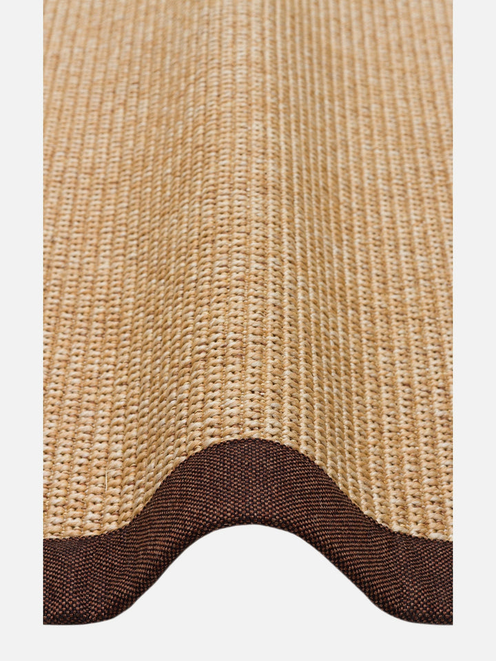Dream Bordürlü İç ve Dış Mekan Kullanımına Uygun Hav Vermeyen Kolay Temizlenebilir Sisal Halı 2702GB - Carpetdocia