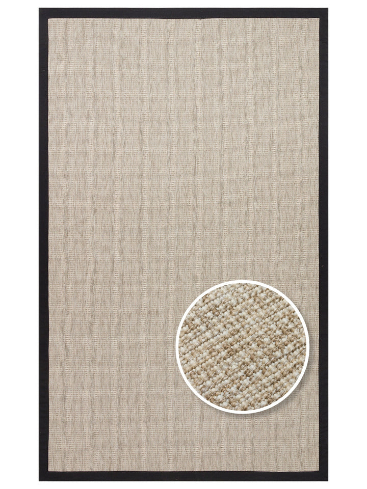 Dream Bordürlü İç ve Dış Mekan Kullanımına Uygun Hav Vermeyen Kolay Temizlenebilir Sisal Halı 2703LB - Carpetdocia