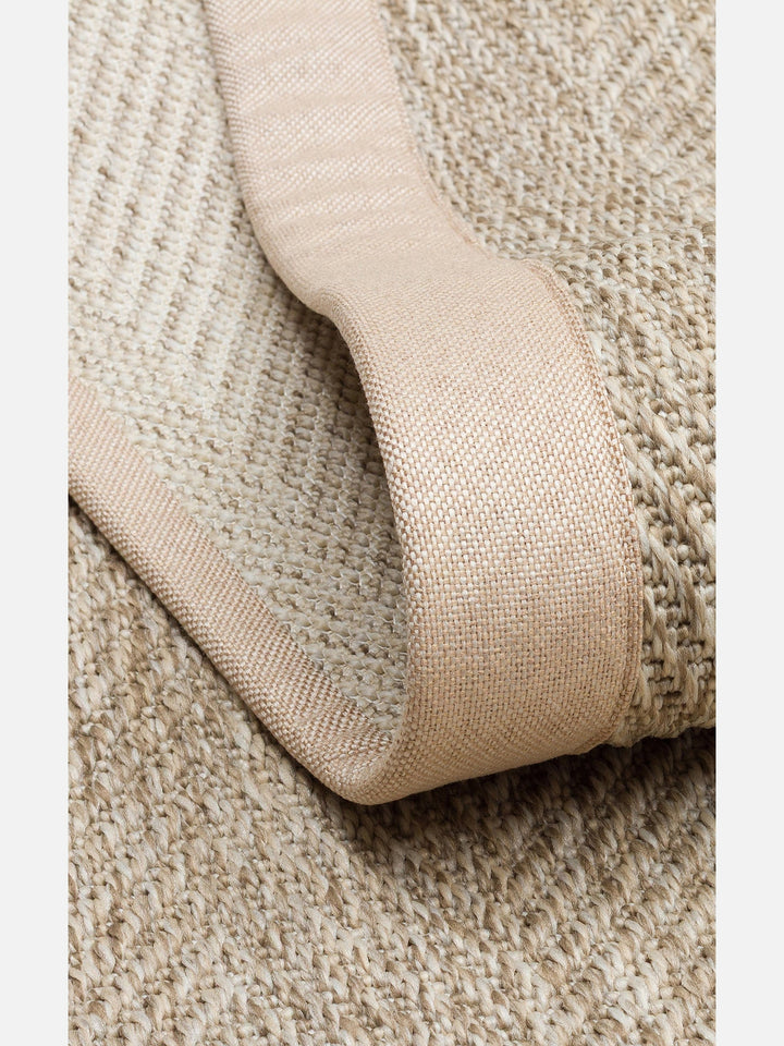 Dream Bordürlü İç ve Dış Mekan Kullanımına Uygun Hav Vermeyen Kolay Temizlenebilir Sisal Halı 2704LBBB - Carpetdocia