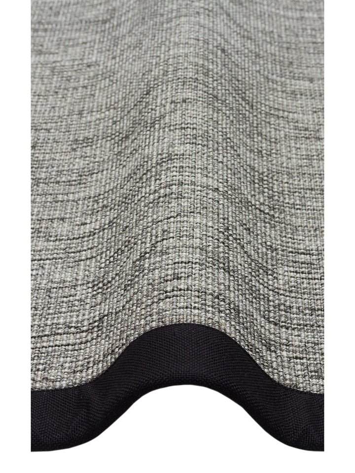 Dream Bordürlü İç ve Dış Mekan Kullanımına Uygun Hav Vermeyen Kolay Temizlenebilir Sisal Halı 2705GBLACK - Carpetdocia
