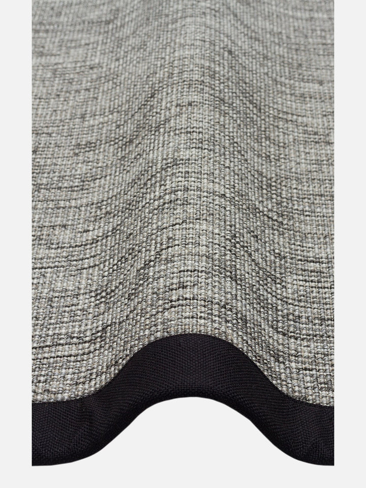 Dream Bordürlü İç ve Dış Mekan Kullanımına Uygun Hav Vermeyen Kolay Temizlenebilir Sisal Halı 2705GBLACK - Carpetdocia
