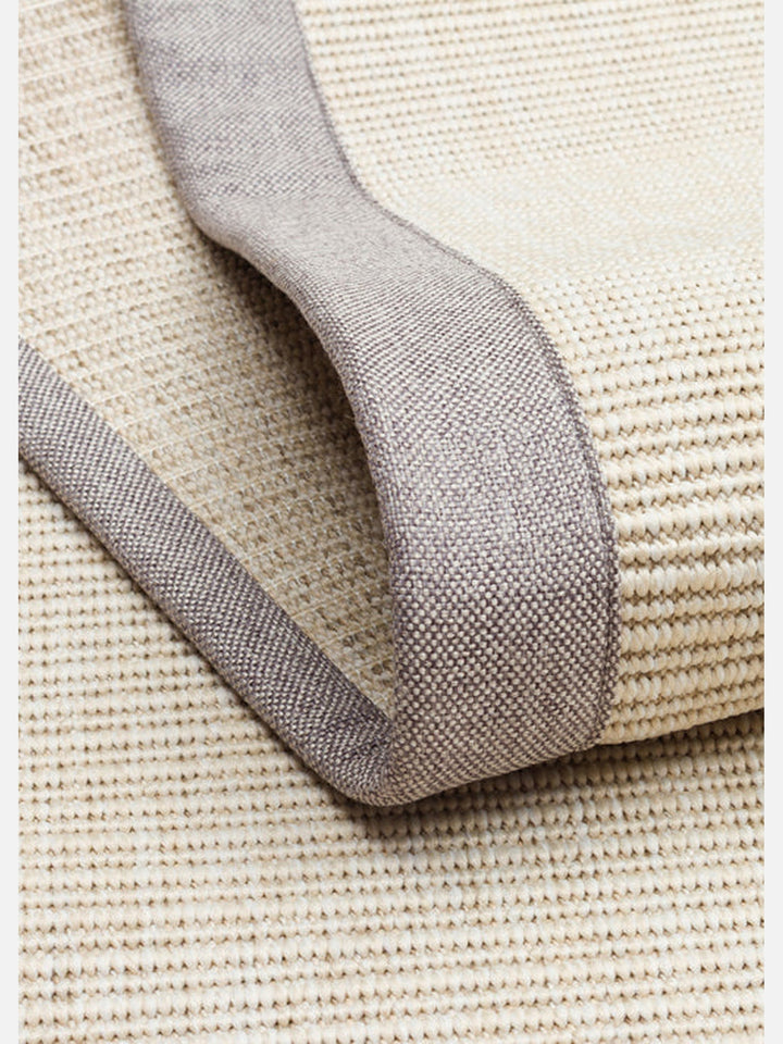 Dream Bordürlü İç ve Dış Mekan Kullanımına Uygun Hav Vermeyen Kolay Temizlenebilir Sisal Halı 2706CBG - Carpetdocia
