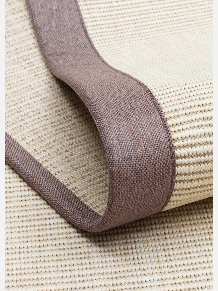 Dream Bordürlü İç ve Dış Mekan Kullanımına Uygun Hav Vermeyen Kolay Temizlenebilir Sisal Halı 2706CBM - Carpetdocia