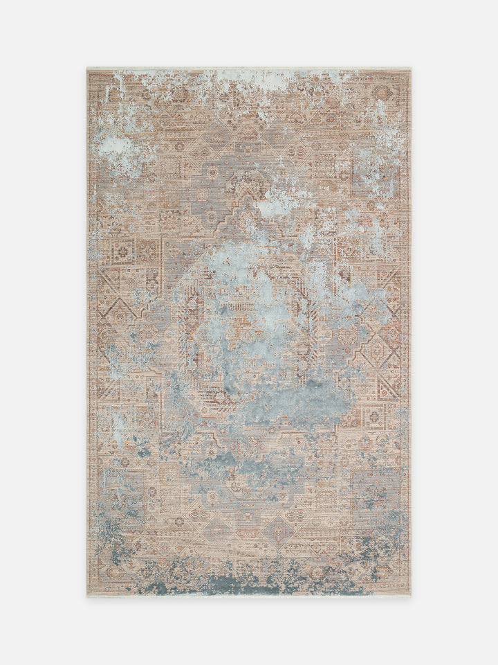 Göreme Serisi Yüksek Alçak Dokulu Yüksek Kaliteli Sık Dokuma Modern Salon Halısı 03 GREY - Carpetdocia