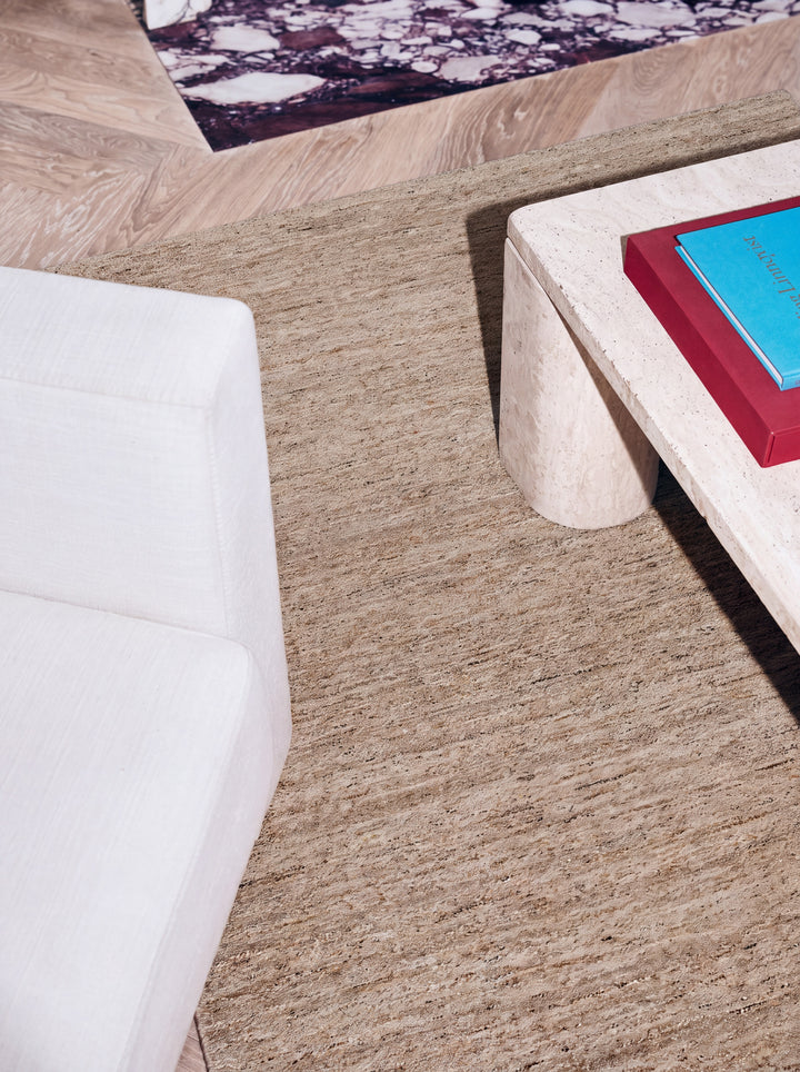 Katmandu TAUPE el dokuma sisal halı oturma odası