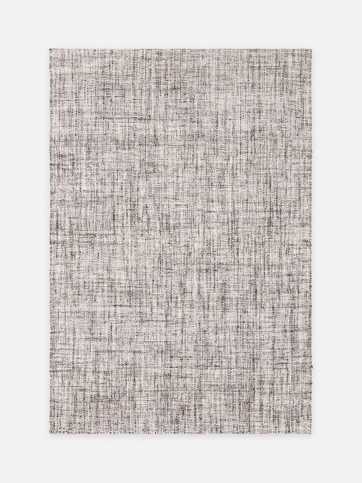 Marrakech Serisi Krem-Koyu Gri (Cream Dark Grey) El Dokuma Halı - kusbakisi