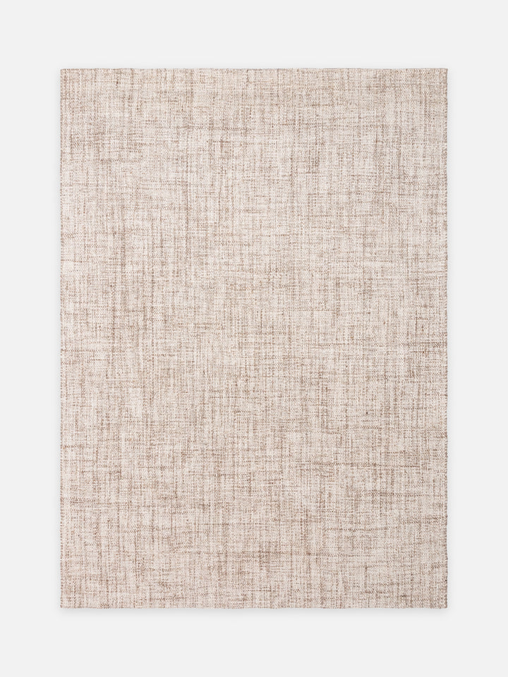 Marrakech Serisi Krem-Açık Kahve (Cream Light Brown) El Dokuma Halı - kusbakisi