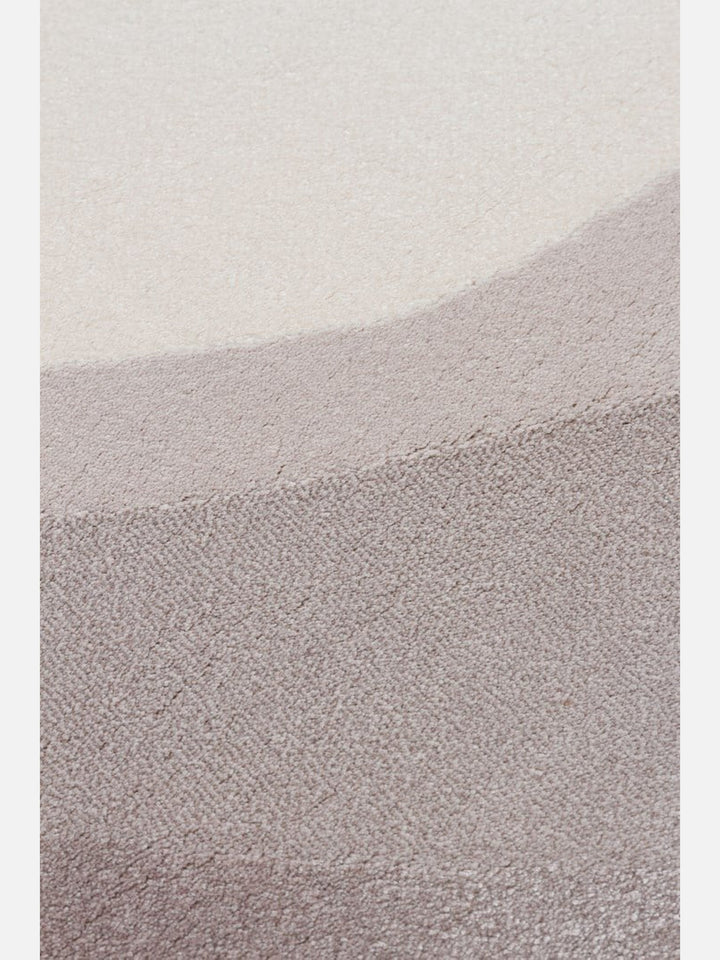 Monza Art Geometrik Desenli Yüksek Kalite Sık Dokuma Parlak Modern Salon Halısı 01 CREAM BLACK Q - Carpetdocia