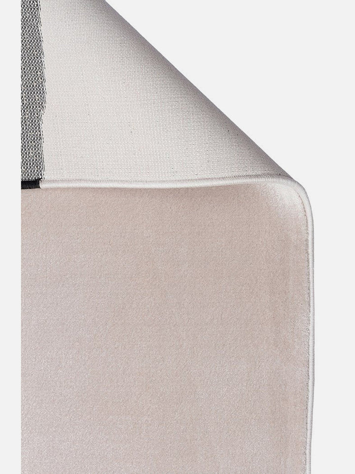 Monza Art Geometrik Desenli Yüksek Kalite Sık Dokuma Parlak Modern Salon Halısı 09 CREAM GOLD BLACK - Carpetdocia