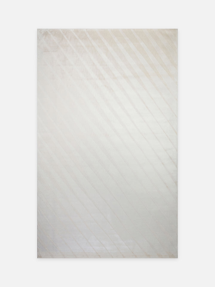 Monza Geometrik Desenli Yüksek Kalite Sık Dokuma Parlak Modern Salon Halısı 02 CREAM - Carpetdocia - kusbakisi