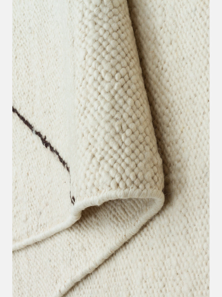 Cordoba Serisi Beyaz (White) El Dokuma Kilim