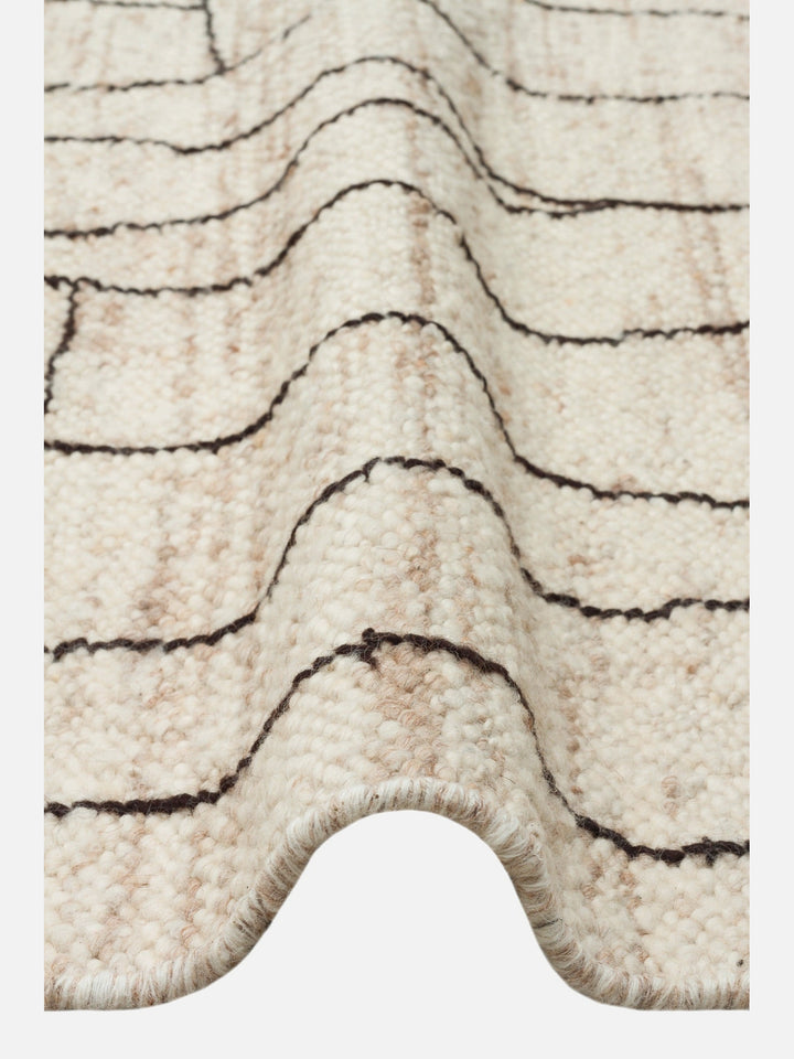 Cordoba Serisi Krem (Cream) El Dokuma Kilim