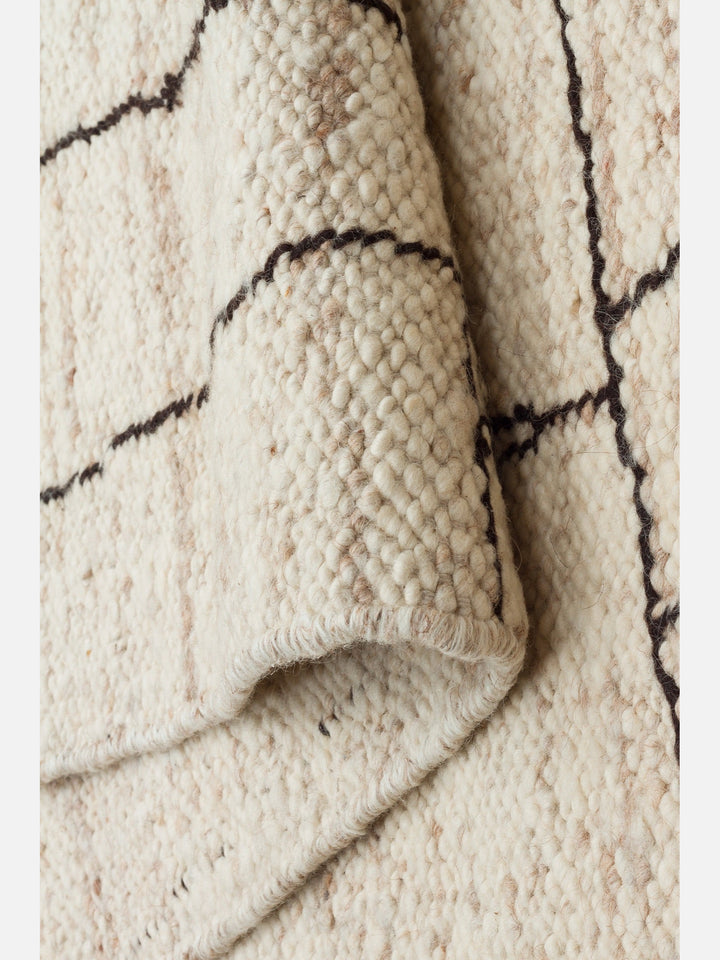 Cordoba Serisi Krem (Cream) El Dokuma Kilim