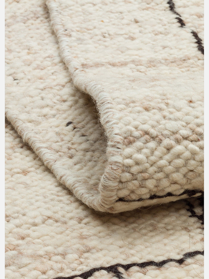 Cordoba Serisi Krem (Cream) El Dokuma Kilim