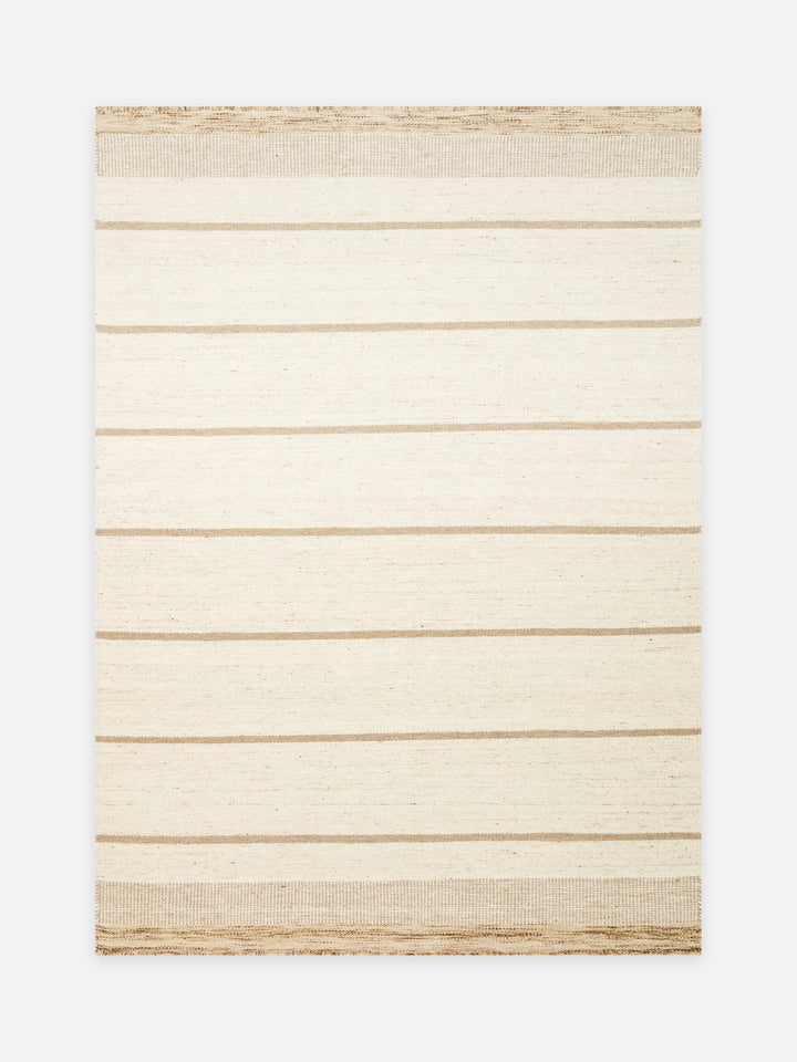 Cordoba Serisi Fildişi-Bej (Ivory Beige) El Dokuma Kilim - kusbakisi