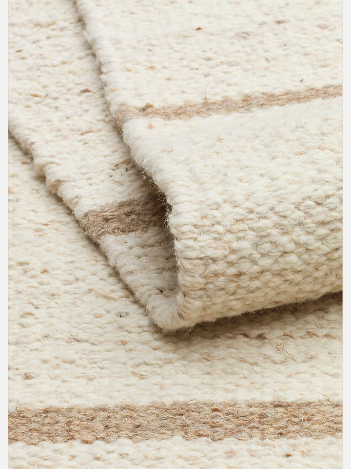 Cordoba Serisi Fildişi-Bej (Ivory Beige) El Dokuma Kilim