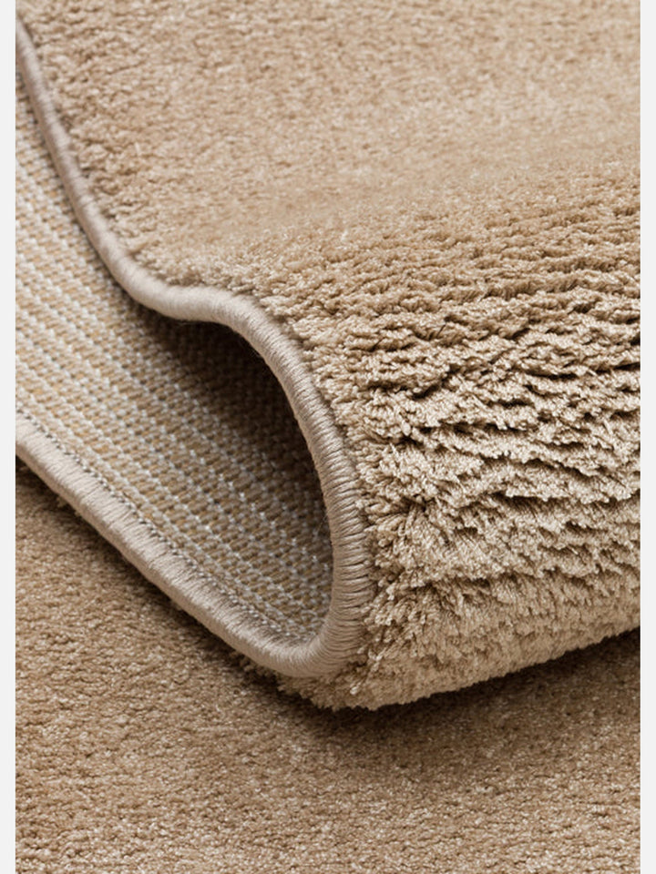 Peace Art Hav Toz Vermez Yumuşak Tuşeli Zarif Shaggy Halı 03 BEIGE - Carpetdocia