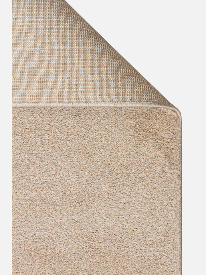 Peace Art Hav Toz Vermez Yumuşak Tuşeli Zarif Shaggy Halı 05 BEIGE - Carpetdocia