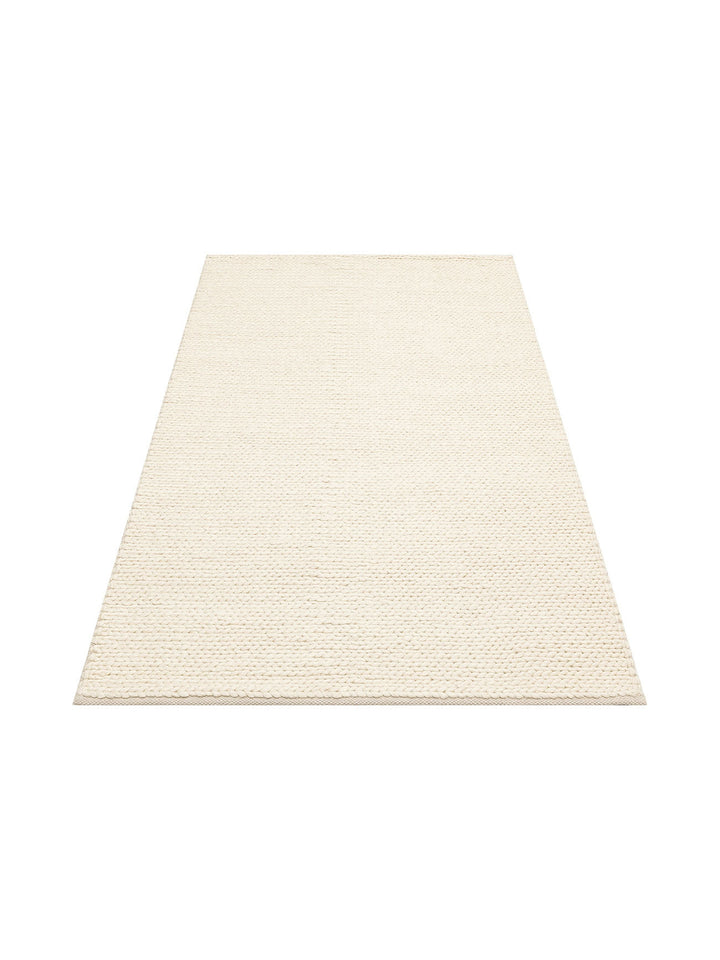 Woolstar %100 Naturel Kazak Desenli Salon Oturma Odası Koridor Antre El Dokuma Örgü Halı CREAM - Carpetdocia