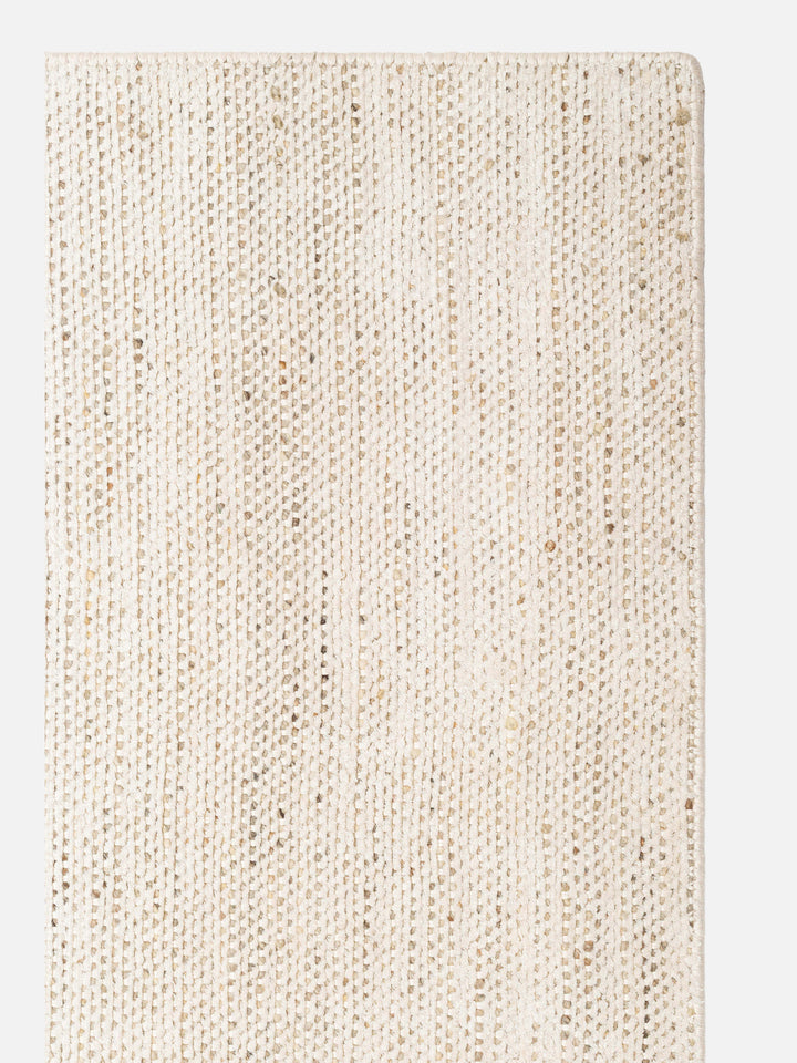 Kelly Serisi %100 Naturel Yün ve Viskon El Dokuma Salon Oturma Odası Yatak Odası Halı IVORY - Carpetdocia - görünüm 1