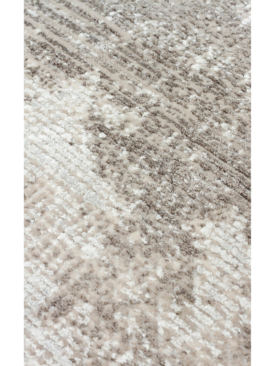 Sahara Series Viscose Blend Shiny Stylish Living Room Carpet 02 CREAM GREY