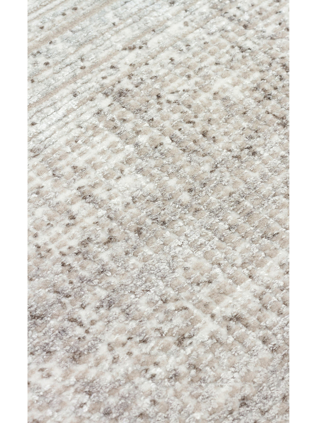 Sahara Series Viscose Blend Shiny Stylish Living Room Carpet 02 CREAM GREY