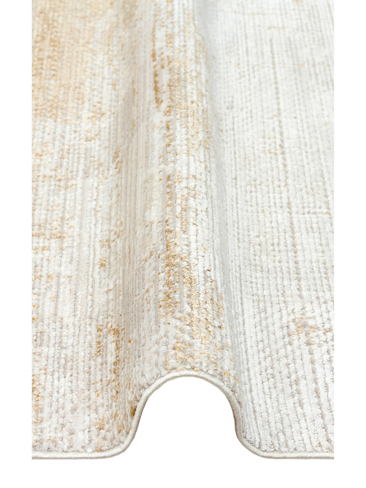 Sahara Series Viscose Blend Shiny Stylish Living Room Carpet 02 CREAM TERRA