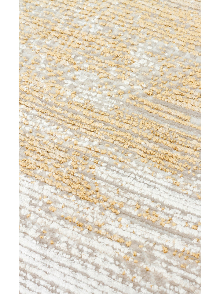 Sahara Series Viscose Blend Shiny Stylish Living Room Carpet 02 CREAM TERRA