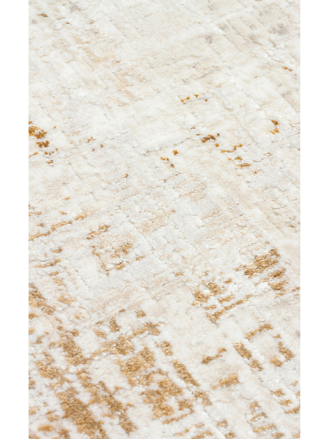 Sahara Series Viscose Blend Shiny Stylish Living Room Carpet 03 CREAM BEIGE