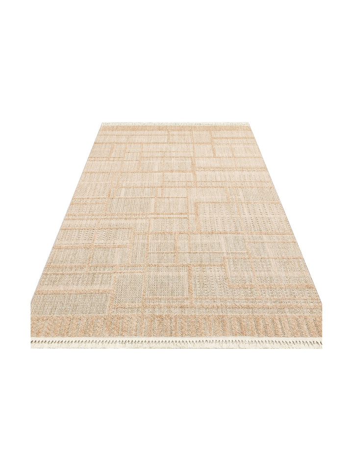 Style Fluff Dust Vezmez Soft Textured Living Room Hall Hallway Entrance Modern Carpet 03 BEIGE