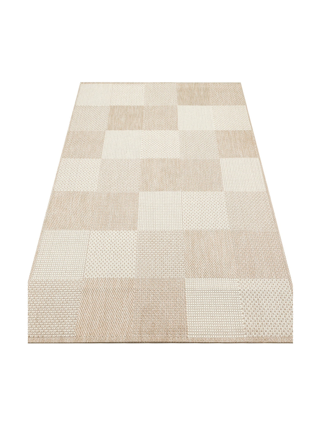 Resort Cotton Non-Slip Based Living Room Corridor Entrance Kitchen Stylish Rug 01 BEIGE