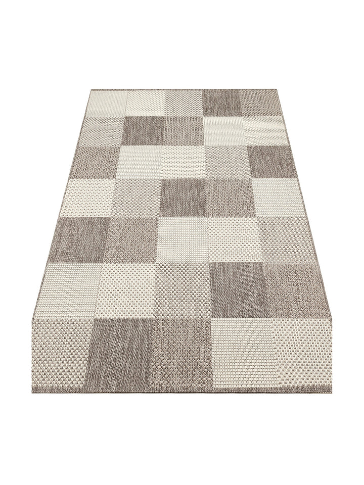 Resort Cotton Non-Slip Based Living Room Corridor Entrance Kitchen Stylish Rug 01 GREY