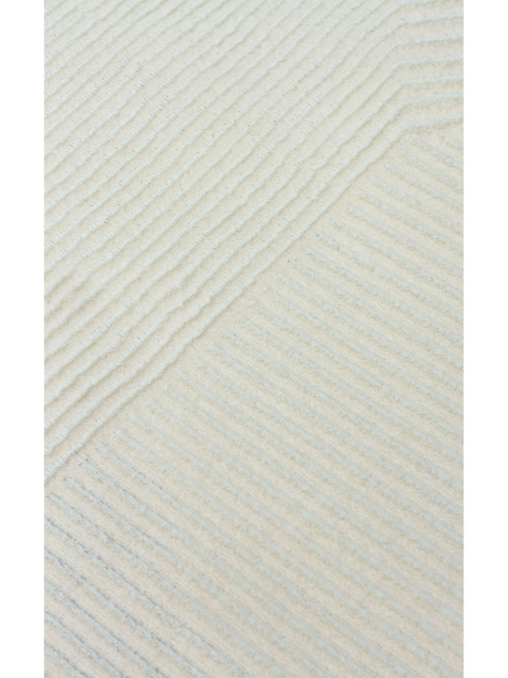 Smooth Fluff Dust-Free Modern Carpet LUX 01 CREAM