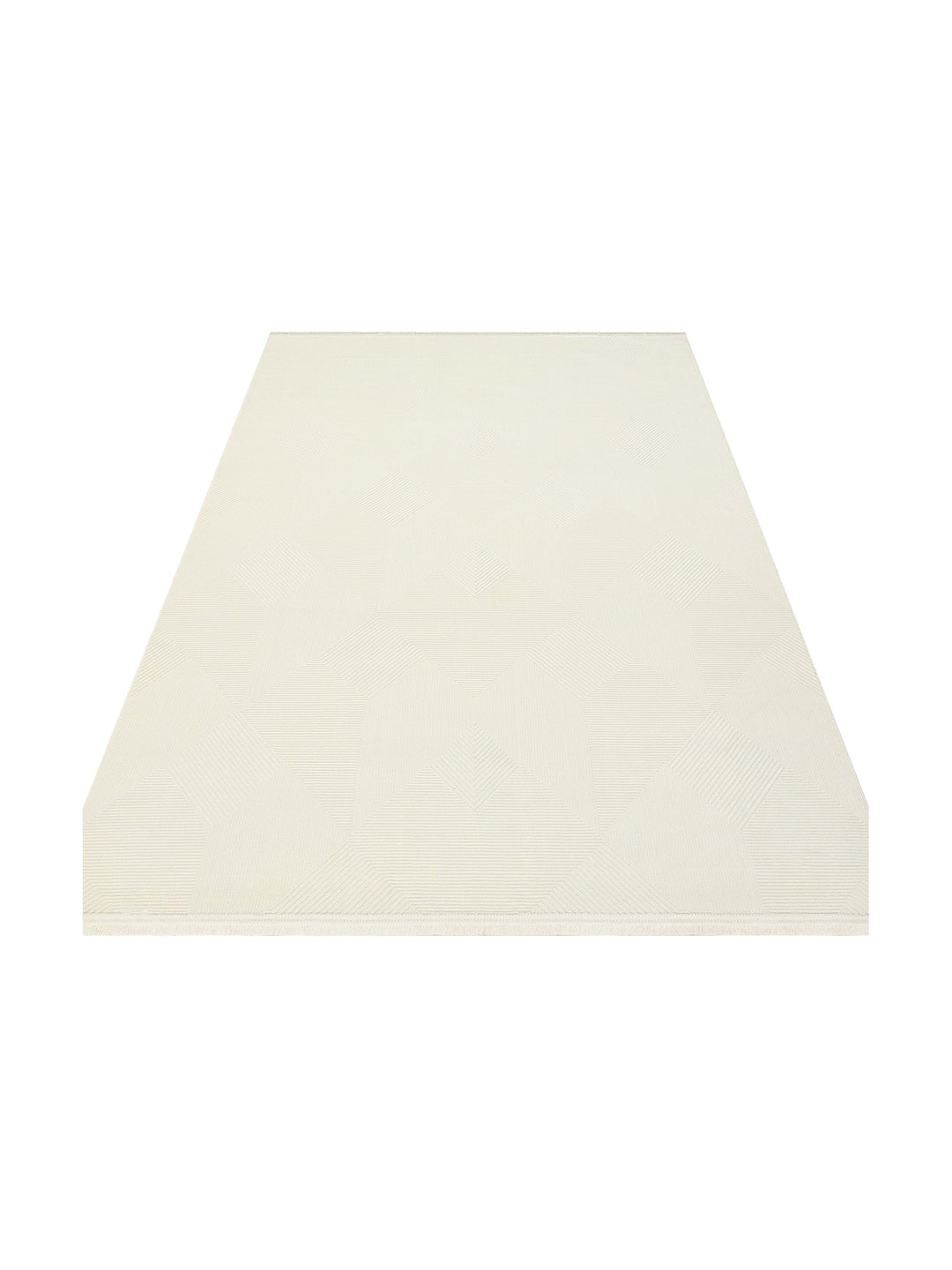 Smooth Fluff Dust-Free Modern Carpet LUX 01 CREAM